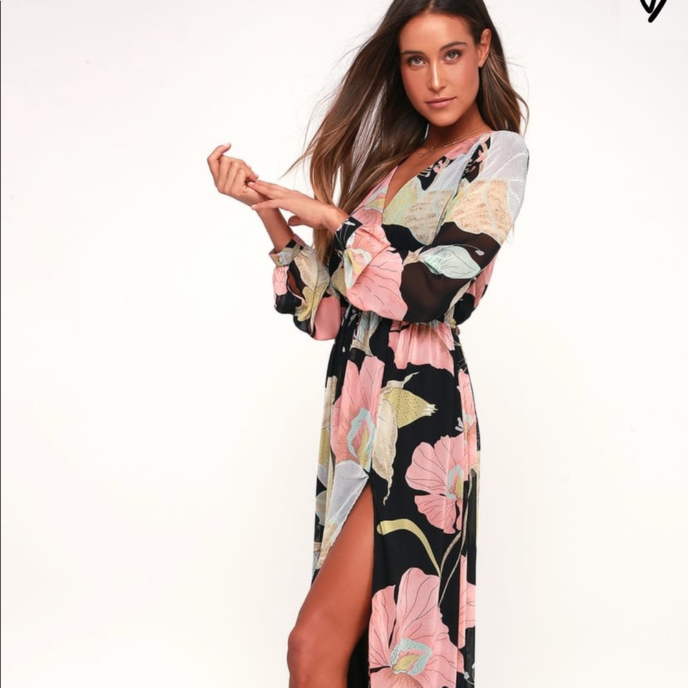 Lulus floral maxi